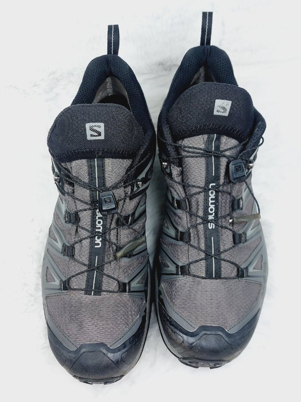 Salomon Men's Gray Black X Ultra 3 GTX Outdoor Trail Hiking Shoes Size 12 - Picture 3 of 11